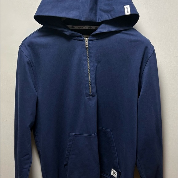 Free ship - Roots Unisex Blue Zip-Up Hoodie - Picture 4 of 8